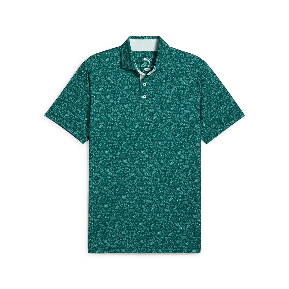 Puma Mattr Peach Stand Polo Green Myrtle, mynd 1 af 6