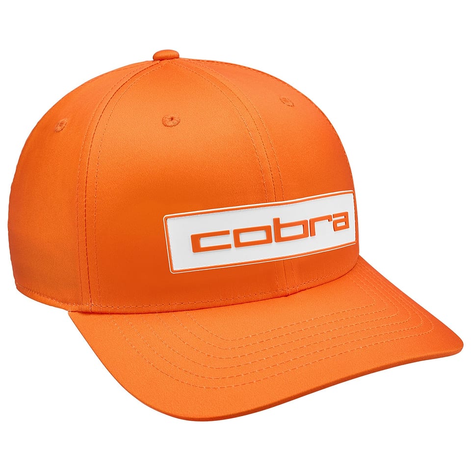 Cobra Tour Tech Cap 26 — Appelsínugulur / Hvítur, mynd 1 af 3