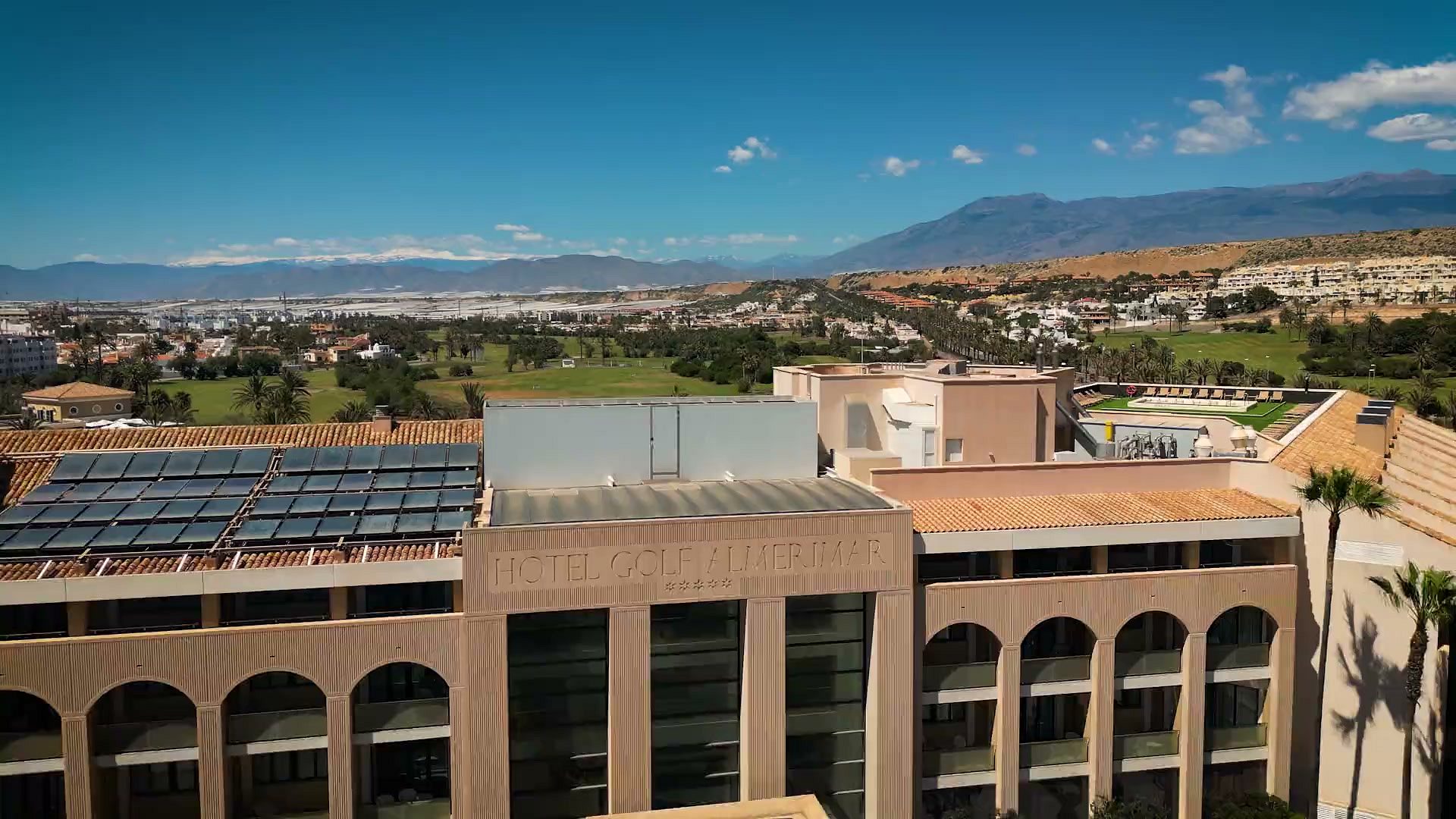 Hotel Golf Almerimar og golfvöllurinn á Spáni